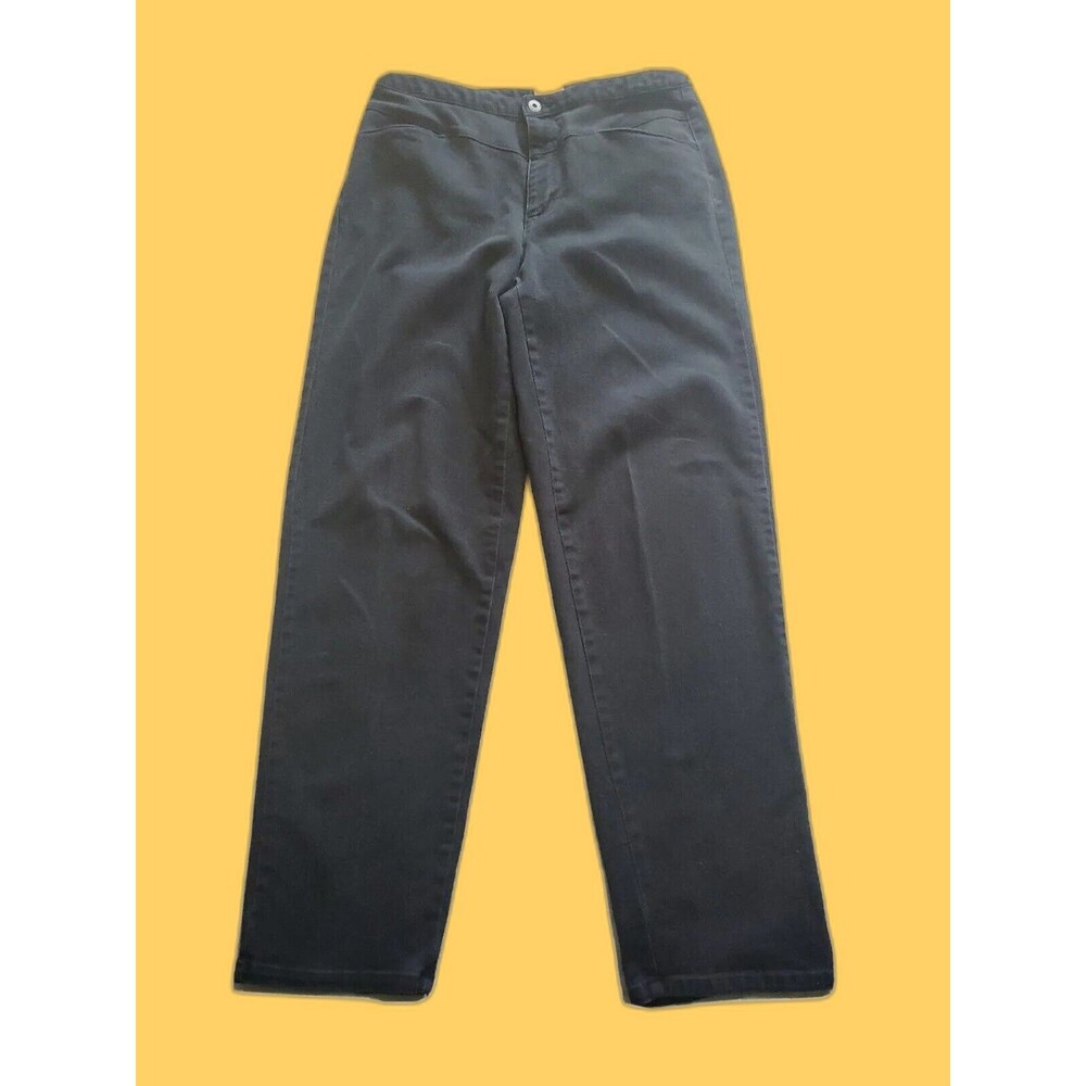 Womens Black Jeans Sz 12 Soft Denim Liz Claiborne Audra 29" Inseam